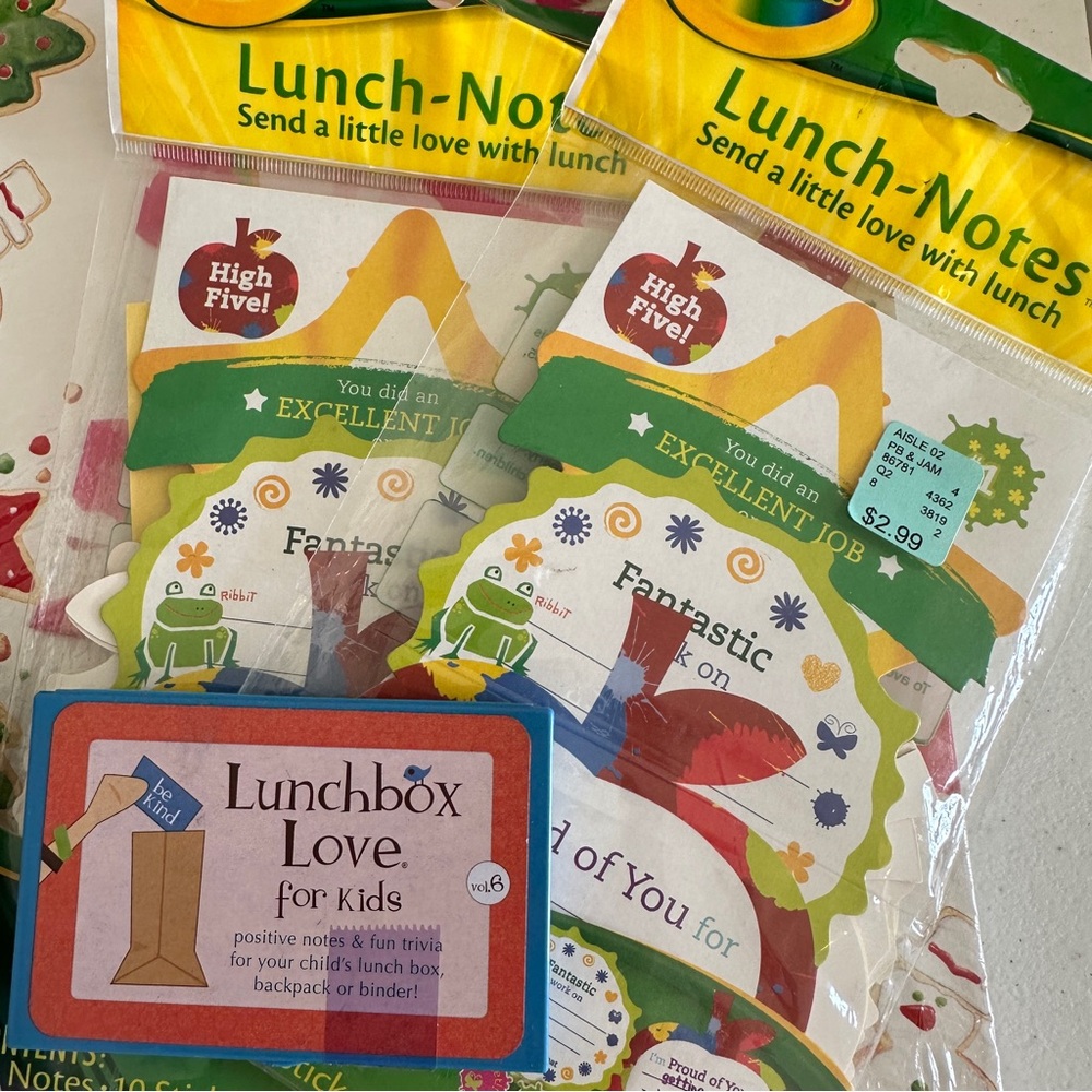 Bundle Assorted Craft & Stationery Lunch Box Notes Mat Stacks Placecards - Picture 4 of 10
